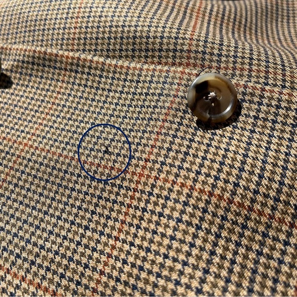TED BAKER LONDON Houndstooth Blazer - Caramel Brown & Cream - 46L - Picture 10 of 16